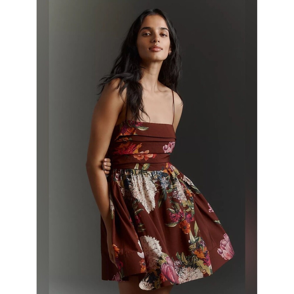 Anthropologie Maeve Sleeveless Fit & Flare Mini Dress Boho Summer Size 1X NEW